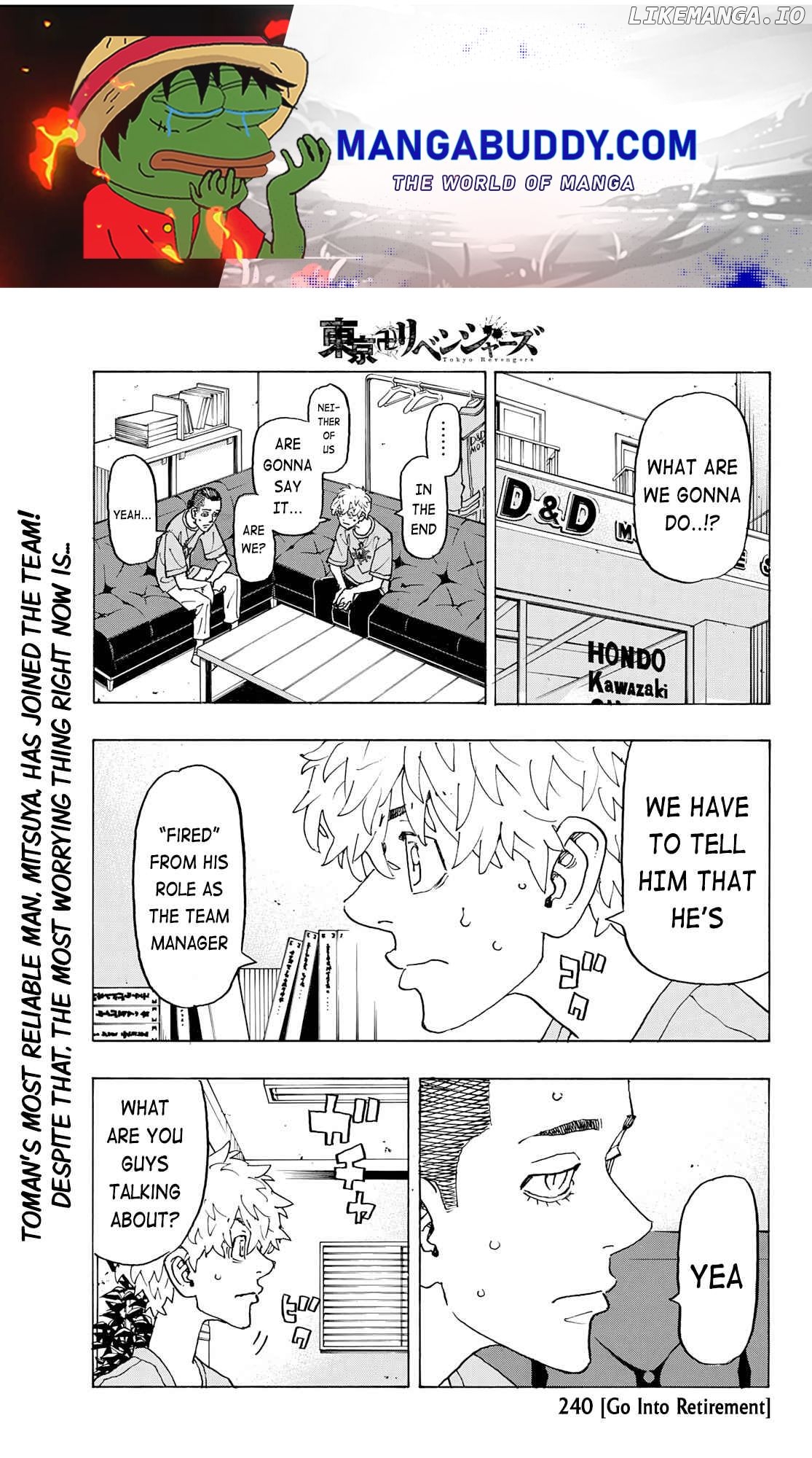 Tokyo Revengers, Chapter 240 image 01